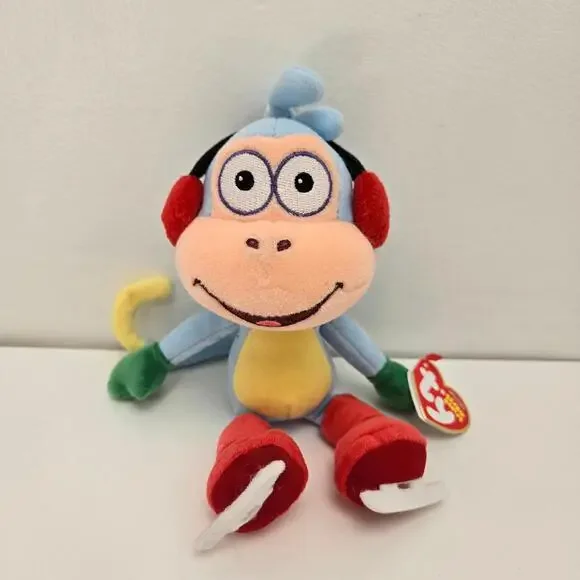 Toys Ty Beanie Baby Boots The Monkey From Dora The Explorer